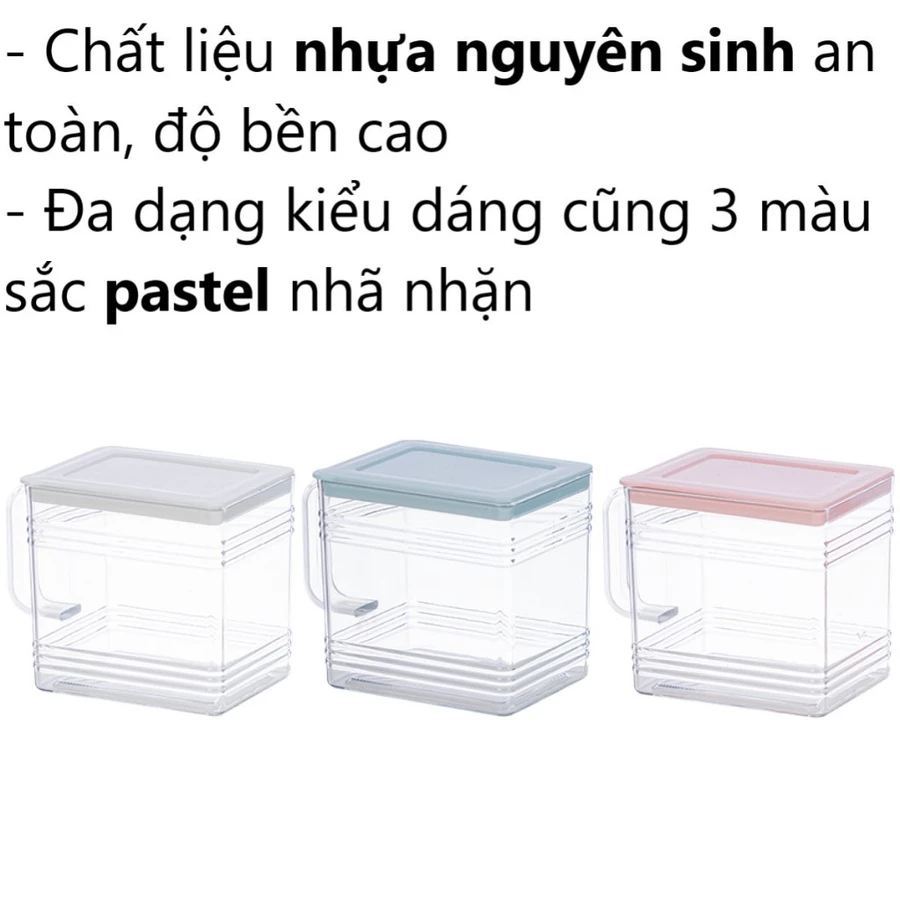 Bộ Lọ Đựng Gia Vị Kèm Muỗng Hokori Có Nắp Đậy Kèm Thìa Tặng Kèm Khay Nhựa Việt Nhật