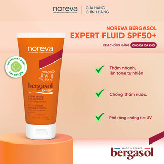 Kem chống nắng dành cho da khô Noreva Bergasol Expert Fluid SPF50+ 50ML
