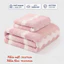 Set 2 khăn (khăn tắm + Khăn mặt) san hô thấm hút tốt