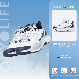 Giày thể thao nam chạy bộ TOKYOLIFE đi bộ êm chân thoáng khí, siêu nhẹ trợ lực tốt 40004414