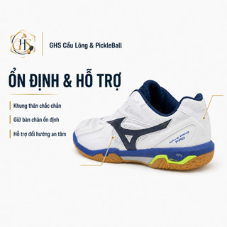 Giày Cầu Lông Mizuno Wave Fang Pro Chính Hãng – Upper Da Mềm, Bám Sân, Cảm Giác Cao Cấp