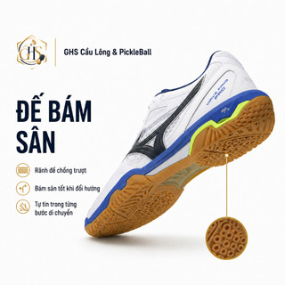 Giày Cầu Lông Mizuno Wave Fang Pro Chính Hãng – Upper Da Mềm, Bám Sân, Cảm Giác Cao Cấp