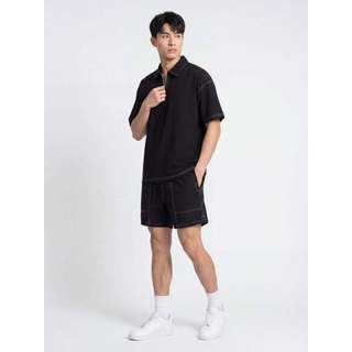 Set Đồ Ngắn Nam ICONDENIM Edgestitch, Vải Dù Form Boxy SEID0105