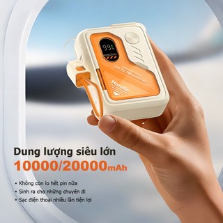 【CCC+Qi】Handin Sạc Dự Phòng 5 Trong 1 30000mAh Sạc Nhanh 22.5W | 35W Sạc Không Dây Kèm Cáp Type-C & Đầu L Giá Đỡ Điện