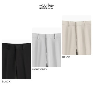 [🔥HOT] Quần Tây Nam Dài Trơn Form Slim Cropped - Routine 10S25PFO004