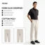 Quần Tây Nam Dài Trơn Form Slim Cropped - Routine 10S25PFO004