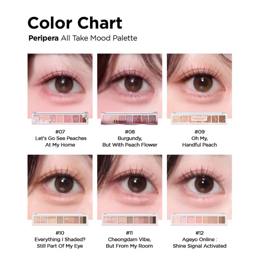 Bảng Màu Mắt Đa Hiệu Ứng Peripera All Take Mood Palette 6.8G