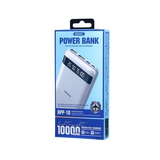 Sạc Dự Phòng Remax RPP-10 10000mAh sạc cùng lúc 3 thiết, có typeC in / out