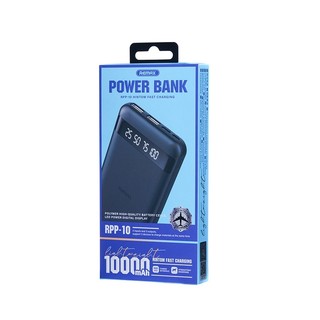 Sạc Dự Phòng Remax RPP-10 10000mAh sạc cùng lúc 3 thiết, có typeC in / out