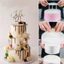Set 10 Bộ Giá Chồng Tầng Bánh Kem - Bánh Rau Câu, Phụ Kiện Trang Trí Bánh Sinh Nhật DUHA 001
