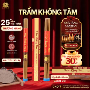 Trầm Không Tăm Liên Hoa Thượng Hạng | 10gr-20gr | 21cm Liên Hoa – Tự Nhiên, Sạch Thơm, Ít Khói