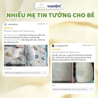 Khăn tắm cho bé sơ sinh Vua Nệm Bubaby, Khăn đa năng Cotton Muslin 6 lớp an toàn thoáng mát mềm mịn