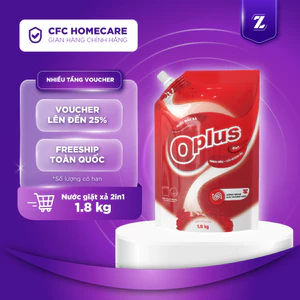 Nước giặt xả Oplus 2in1 mới - Túi 1,8kg - Không cần dùng thêm nước xả vải, Lưu hương dài cả ngày