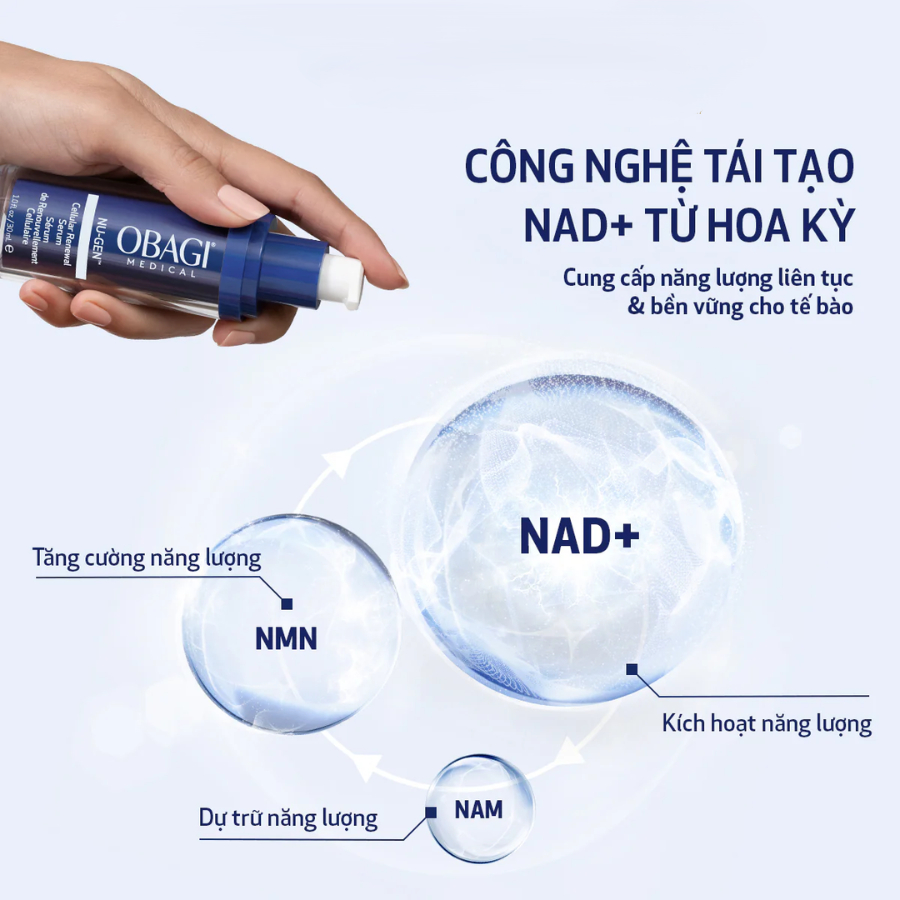[HÀNG CÔNG TY] Serum Obagi NUGEN Cellular Renewal 30ML | Phục Hồi Trẻ Hóa Da, Tái Tạo Da Chuyên Sâu