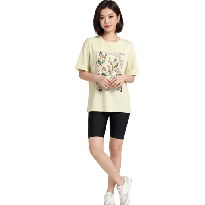 Legging Đùi Nữ Cạp Cao Vải Thun Dày Dặn Co Giãn Chống Xù Madela, Quần Legging Lửng Nữ Nâng Mông Ôm Body – 7