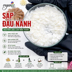 Sáp Đậu Nành Làm Nến Thơm (Loại Mềm) – Nguyên Liệu Nến - SOY WAX