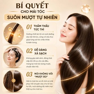 Dầu hấp Ủ Tóc Keratin Collagen MP1586 – Phục Hồi Chuyên Sâu, Giúp Tóc Mềm Mượt, Bồng Bềnh