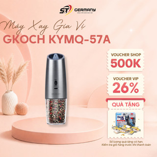 HCM Máy Xay Tiêu Cảm Ứng Trọng Lực GKÖCH KYMQ-57A - Lõi Gốm, Chống Kẹt, Sạc USB Type-C GermanySnT 400142
