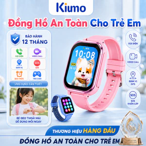 【T59C】Kiumo Đồng Hồ Thông Minh Trẻ Em 4G T59 Màn Hình IPS 1.83 inch Camera 8MP Định Vị LBS GPS WiFi Pin 750mAh
