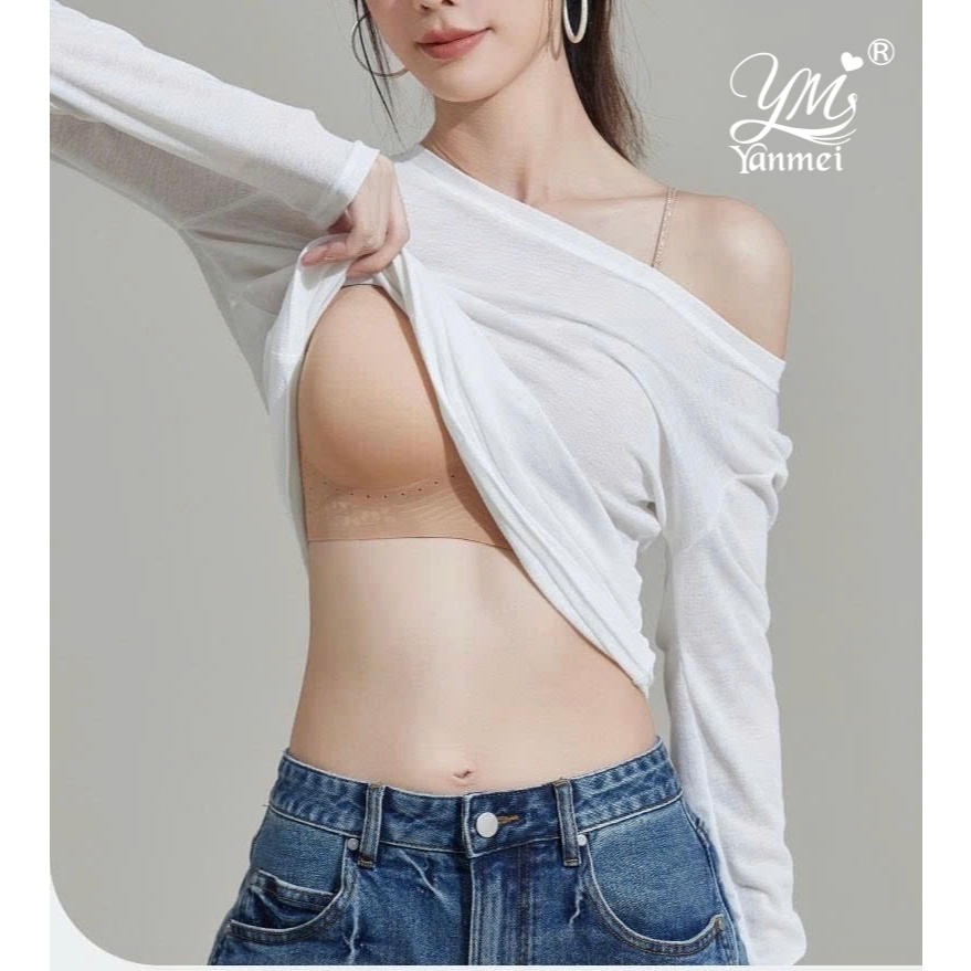 [Áo ngực mặc áo hở lưng 3228#] Áo lót đúc su mềm mịn ko gọng, áo ngực ko gọng, bra dúc su ko gọng mút cố định ko xê dịch