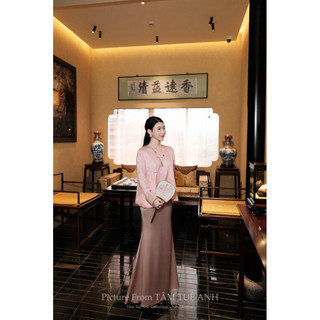Pháp Phục “ TĨNH “ Áo + Quần  By TIENTHANH  THIẾT KẾ SANG TRONG