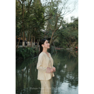 Pháp Phục “ TĨNH “ Áo + Quần  By TIENTHANH  THIẾT KẾ SANG TRONG