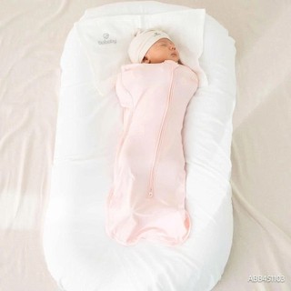 Nhộng chũn cho bé sơ sinh  Nunupetit Vua Nệm Bubaby Bamboo, Túi ngủ khóa giữa thoáng mát an toàn