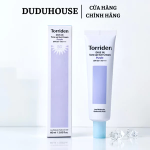 Kem Chống Nắng Torriden Dive-In Purple SPF50+ PA++++ Dưỡng Ẩm Sáng Da 60ml Duduhouse