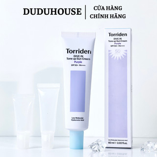 (Hàng Công TY) Kem Chống Nắng Torriden Dive-In Purple SPF50+ PA++++ Dưỡng Ẩm Sáng Da 60ml Duduhouse