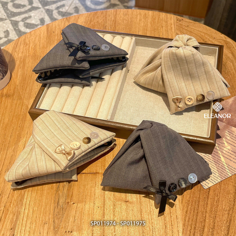 Kẹp tóc nữ Eleanor Accessories càng cua hình tam giác đính nơ phụ kiện tóc kẹp tóc nơ tiểu thư 11974