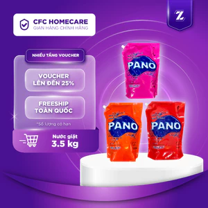 NƯỚC GIẶT PANO TÚI 3.5kg TIẾT KIỆM, KHỬ MÙI, THƠM LÂU
