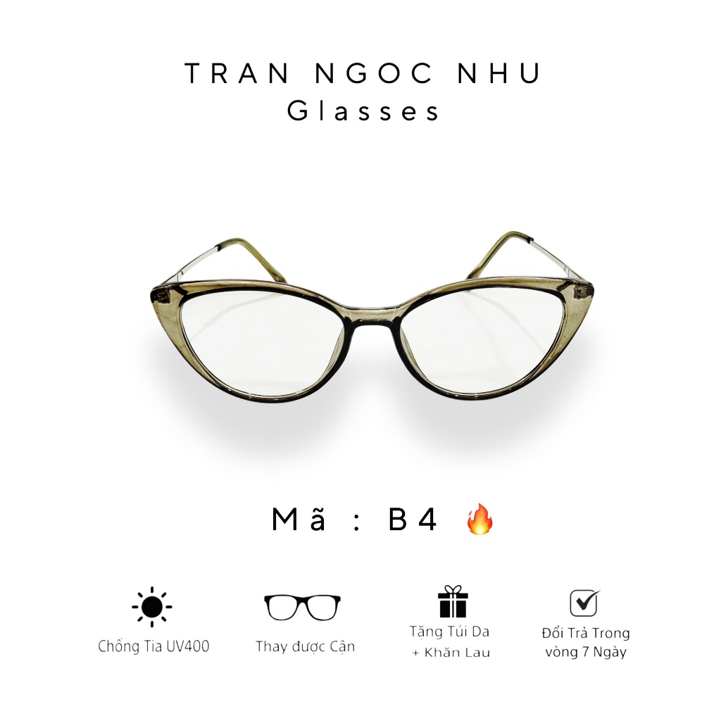 Mã B4 Mắt Kính Thời Trang Dành Cho Nữ