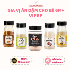 Gia Vị Nấu Ăn Vipep - Gia Vị Nhà Bếp Vipep Cho Bé Bột Hành Tỏi Sả Quế Nghệ Tiện Lợi Tiết Kiệm