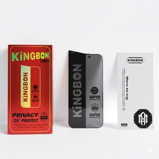 Kính cường lực iPhone KiNGBON MA-03 Chống Nhìn Trộm 28 độ FULL Màn Cho iPHONE 7Plus -> 17 PRO MAX