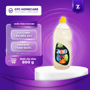 Nước Rửa Chén Bát ZeO Hương Chanh Tự Nhiên