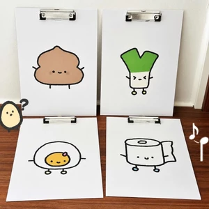 Bảng Kẹp Tài Liệu A4 Hoạt Hình Dễ Thương Kuromi, Pochacco, Kirby, Gấu Pooh MUN STORE KA4CUN22