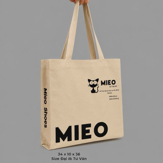 Túi Vải Không Dệt Brand Mieo - Túi Đựng Quà Tặng - Túi Đựng Hàng Hoá Tái Sử Dụng Thân Thiên Môi Trường