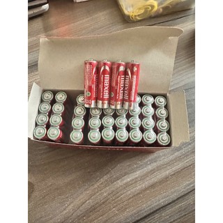 Hộp 40 viên pin tiểu AA Maxell tem bạc PAD 1.5V dùng cho điều khiển chuột không dây đồng hồ