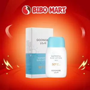 Kem Chống Nắng Vật Lý Dạng Sữa GOONGBE 80g An Toàn Cho Bé Từ 6 Tháng Dịu Nhẹ Lành Tính - Bibo Mart