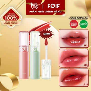 [SVIP] [JT1-JT10] Son Tint Bóng Thuần Chay, Ẩm Mọng, Bền Màu FOIF Juicy Fit Tint 3g