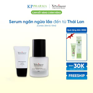 Combo Serum XPERIMENT AOX Synergy Thái Lan | Chống lão hóa, sáng da, mờ nhăn (30ml + 10ml)