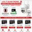Camera Wifi Ngoài Trời 1080P|Xoay 360°|Quan Sát Ban Đêm Có Màu|Đàm Thoại 2 Chiều|Chống Nước IP66