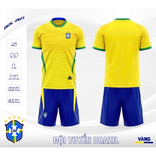 Bộ Quần Áo Bóng Đá Người Lớn - Đội Tuyển Brazin 2026