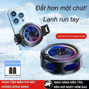 Quạt tản nhiệt điện thoại sò lạnh từ tính SR05 dùng cho điện thoại Iphone Samsung quạt siêu nhẹ đóng băng full mặt