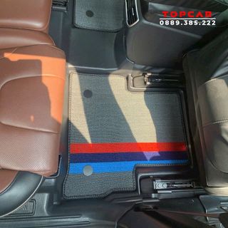 Thảm lót sàn ô tô HYUNDAI SANTAFE 2019-2023 TOPCAR chất liệu nhựa TPE nguyên sinh cao cấp không chứa chất độc hại