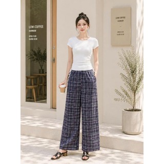 27KVQ009 (Sẵn) Quần lanh kenva cao cấp, quần lanh mặc nhà dáng suông tôn dáng trẻ trung kẻ ô độc đáo năng động trẻ trung