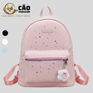 Balo đi học Nam -Nữ in sao full cặp ( tặng cham) balo CÁO FASHION đựng sách vở và laptop,balo đi học,balo du lịch yt90