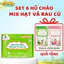 SET 6 HŨ CHÁO/BỘT MIX HẠT VÀ RAU CỦ CHUBBY