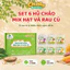 SET 6 HŨ CHÁO/BỘT MIX HẠT VÀ RAU CỦ CHUBBY