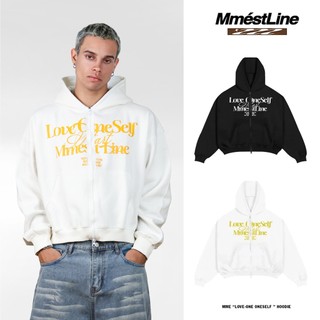 [SALE 70%] Áo khoác MMESTLINE "Love-OneSelf" dây kéo 2 chiều vải nỉ bông dày